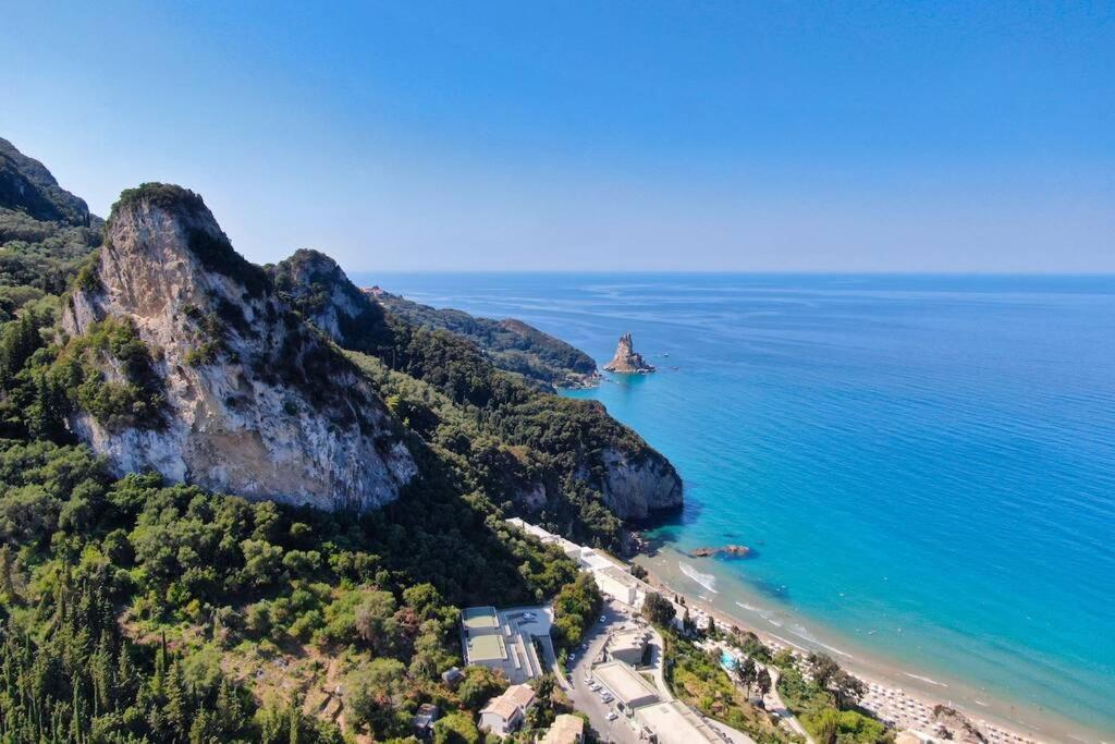 Casa Tramonto Beach View Agios Gordios  Luaran gambar